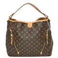 LOUIS VUITTON Delightful GM Monogram Canvas Shoulder Bag Brown