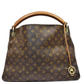 LOUIS VUITTON Artsy MM Monogram Canvas Shoulder Bag Brown
