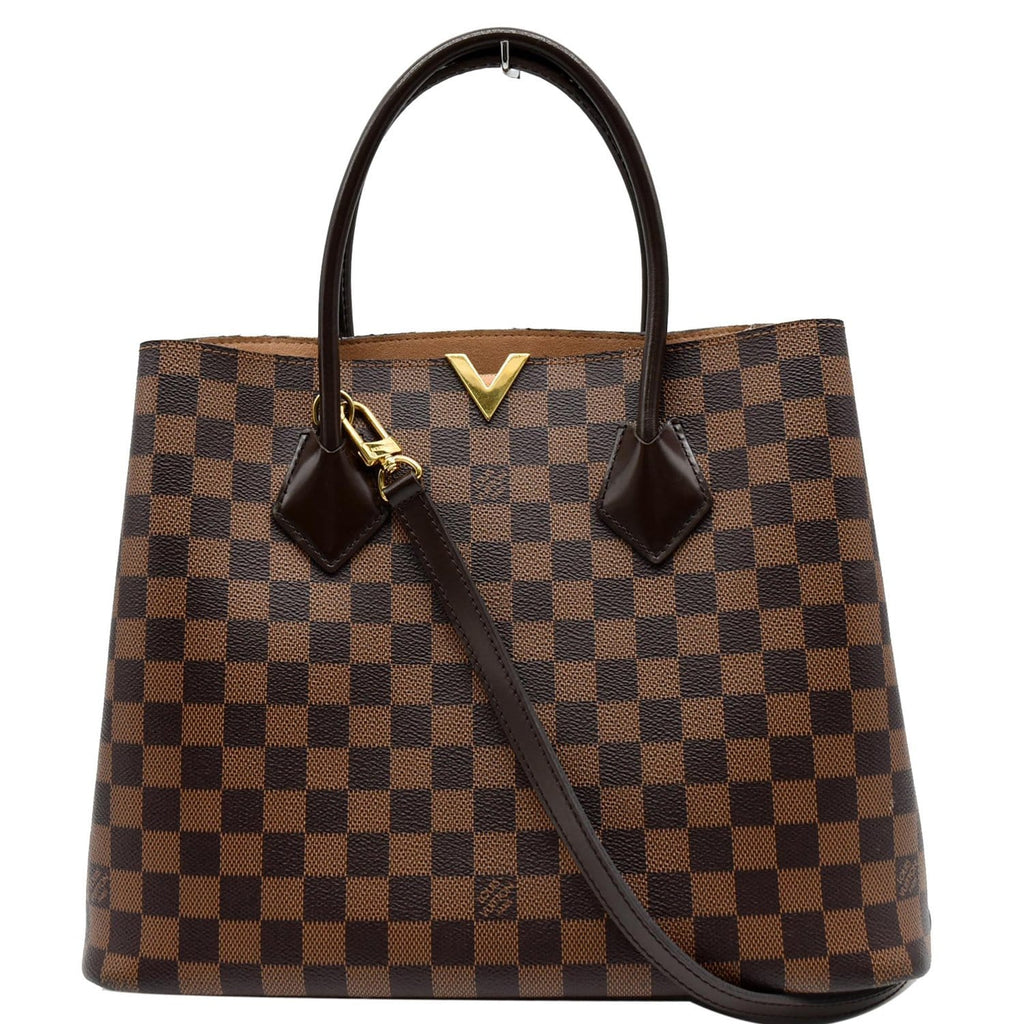 LOUIS VUITTON Kensington Damier Ebene Shoulder Bag Brown