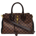 LOUIS VUITTON Normandy Damier Ebene Shoulder Bag Brown