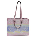 LOUIS VUITTON Escale Onthego GM Monogram Shoulder Bag Pastel