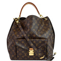 LOUIS VUITTON Metis Hobo Monogram Canvas Shoulder Bag Brown