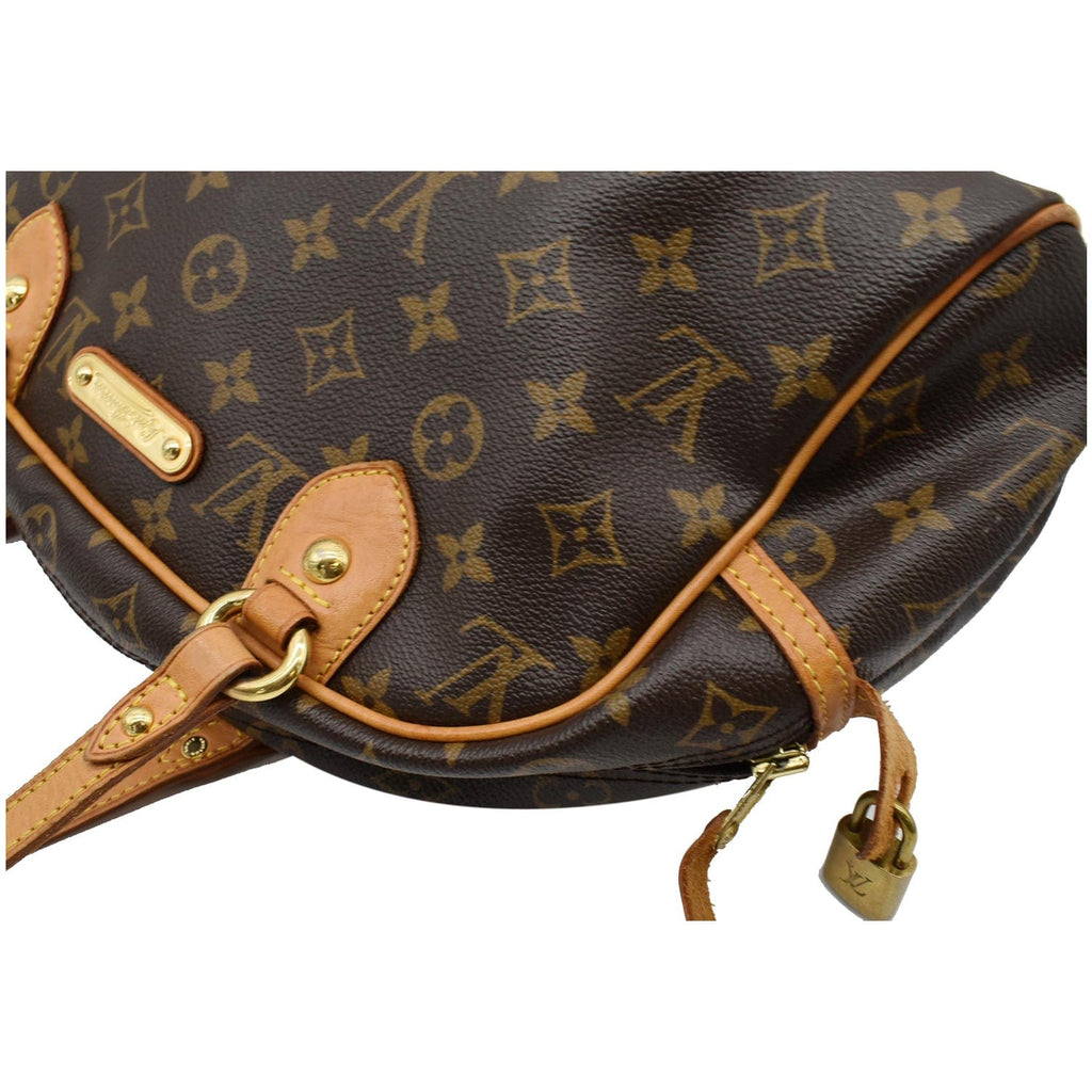 LOUIS VUITTON Montorgueil PM Monogram Canvas Shoulder Bag Brown