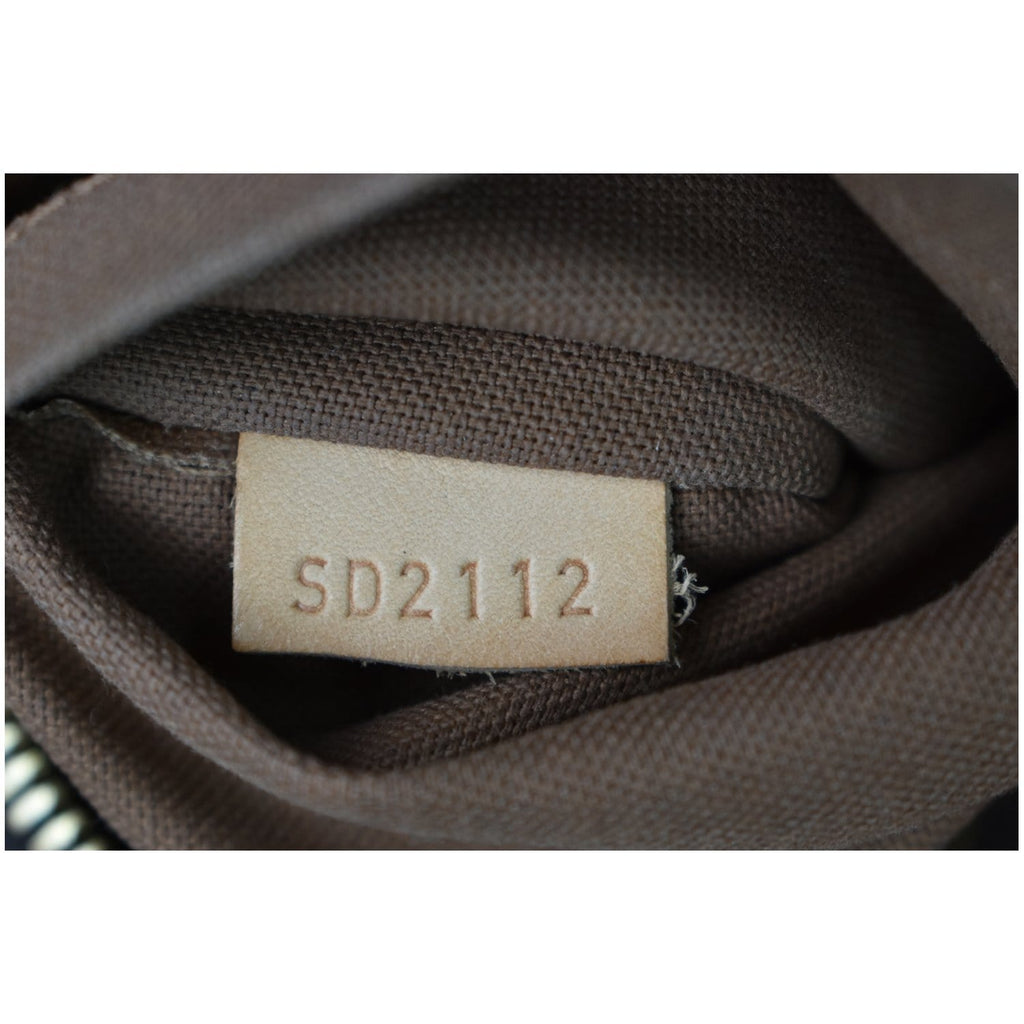 LOUIS VUITTON Sully MM Monogram Canvas Shoulder Bag Brown
