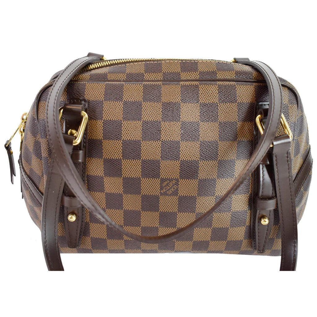 LOUIS VUITTON Rivington PM Damier Ebene Shoulder Bag Brown