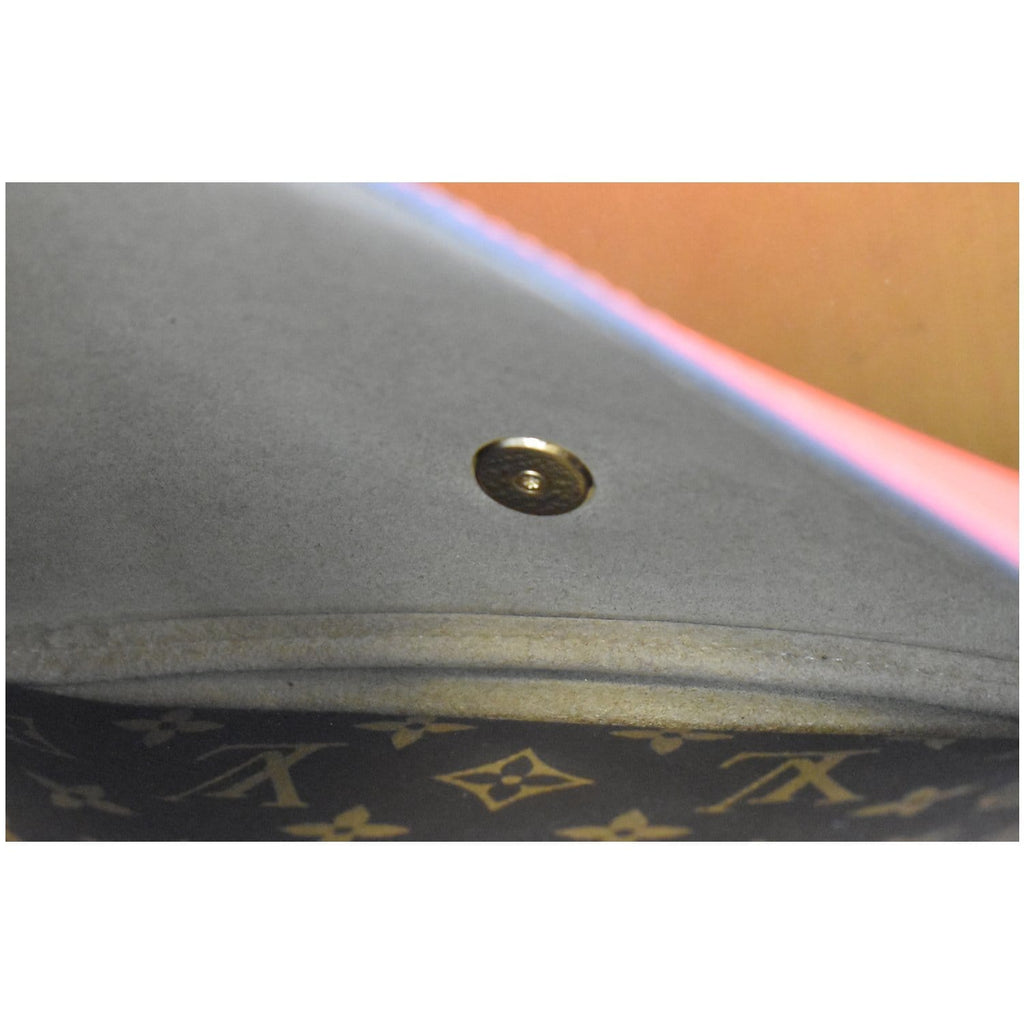 LOUIS VUITTON Marignan Monogram Canvas Messenger Shoulder Bag Coquelicot