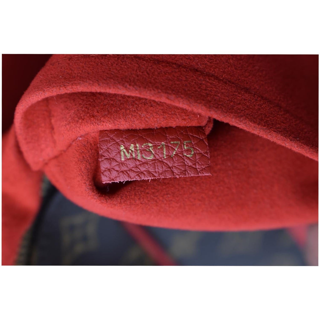 LOUIS VUITTON Estrela NM Monogram Canvas Shoulder Bag Coquelicot