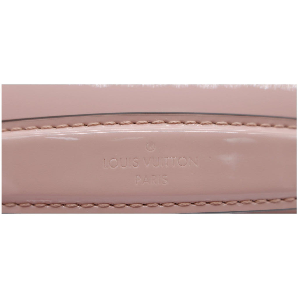 LOUIS VUITTON Cherrywood PM Patent Leather Shoulder Bag Rose Ballerine