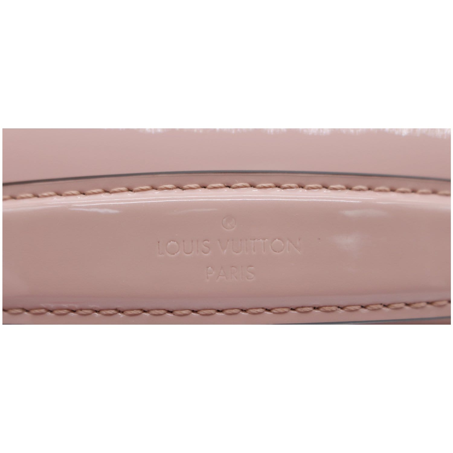 LOUIS VUITTON Cherrywood PM Patent Leather Shoulder Bag Rose Ballerine