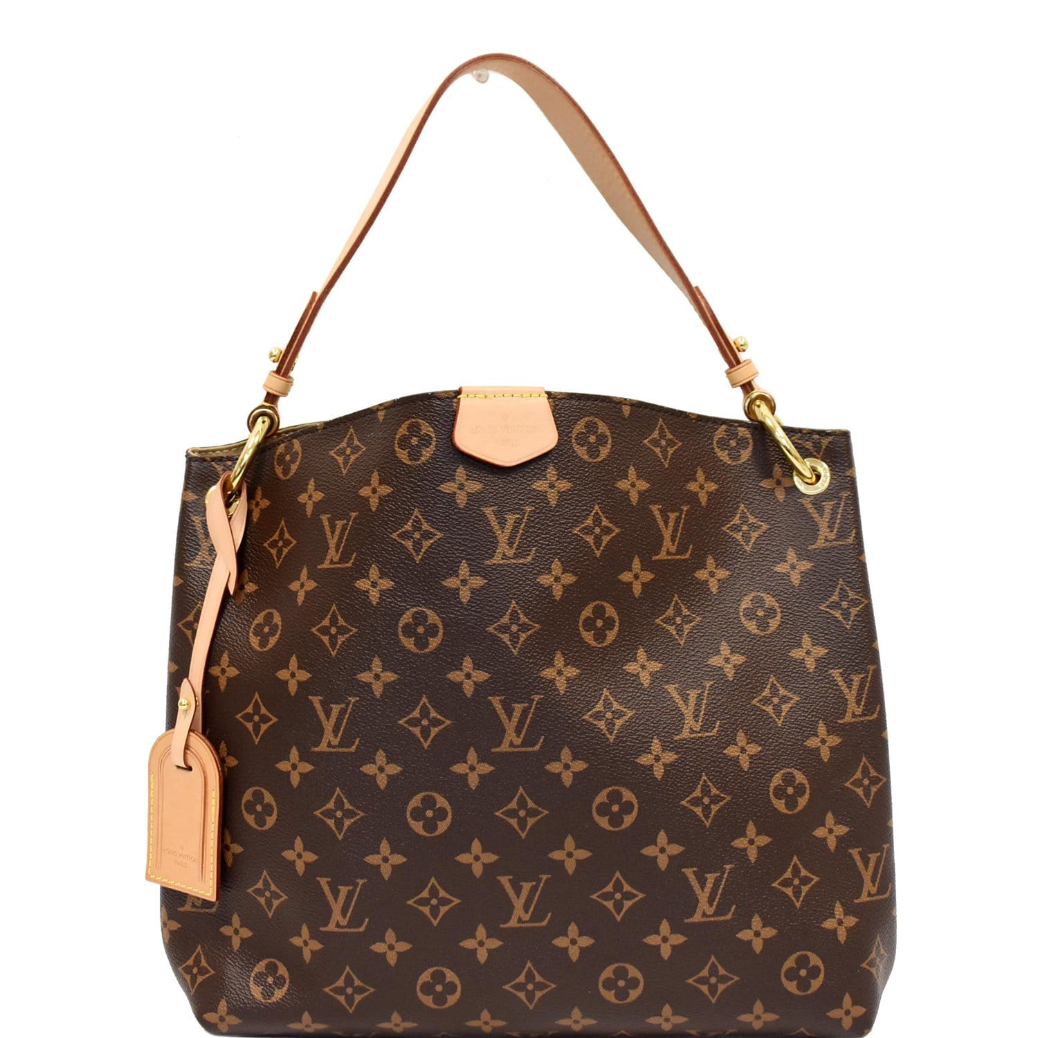 LOUIS VUITTON Graceful PM Monogram Canvas Shoulder Bag Brown