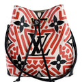LOUIS VUITTON Crafty NeoNoe MM Monogram Canvas Shoulder Bag Red