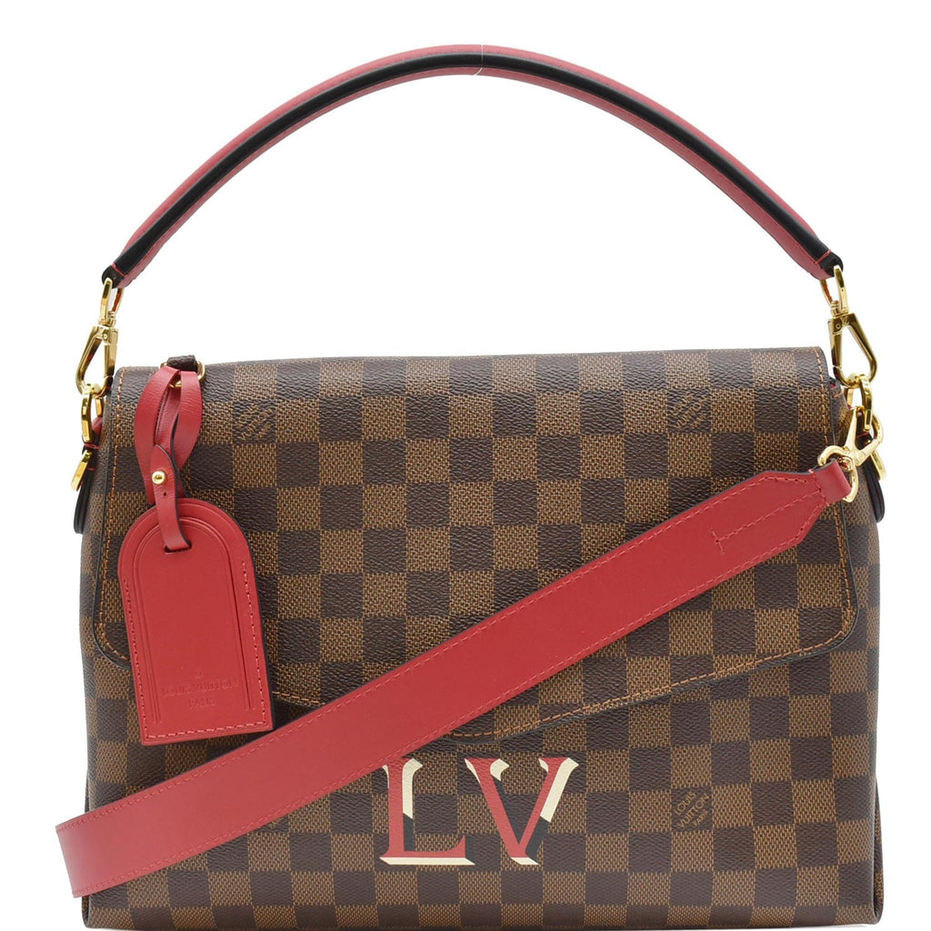 LOUIS VUITTON Beaubourg MM Damier Ebene Shoulder Bag Brown