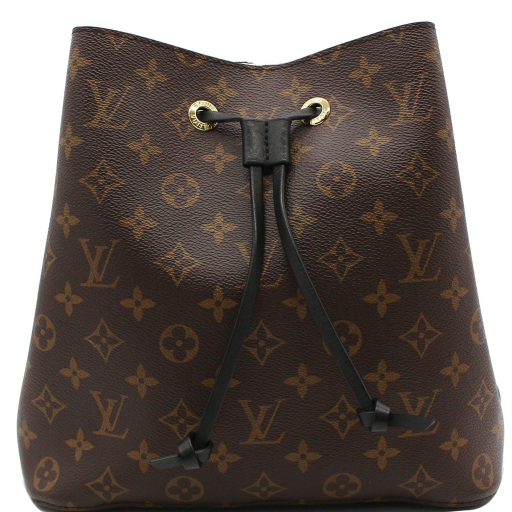 LOUIS VUITTON Neonoe Monogram Canvas Shoulder Bag Brown