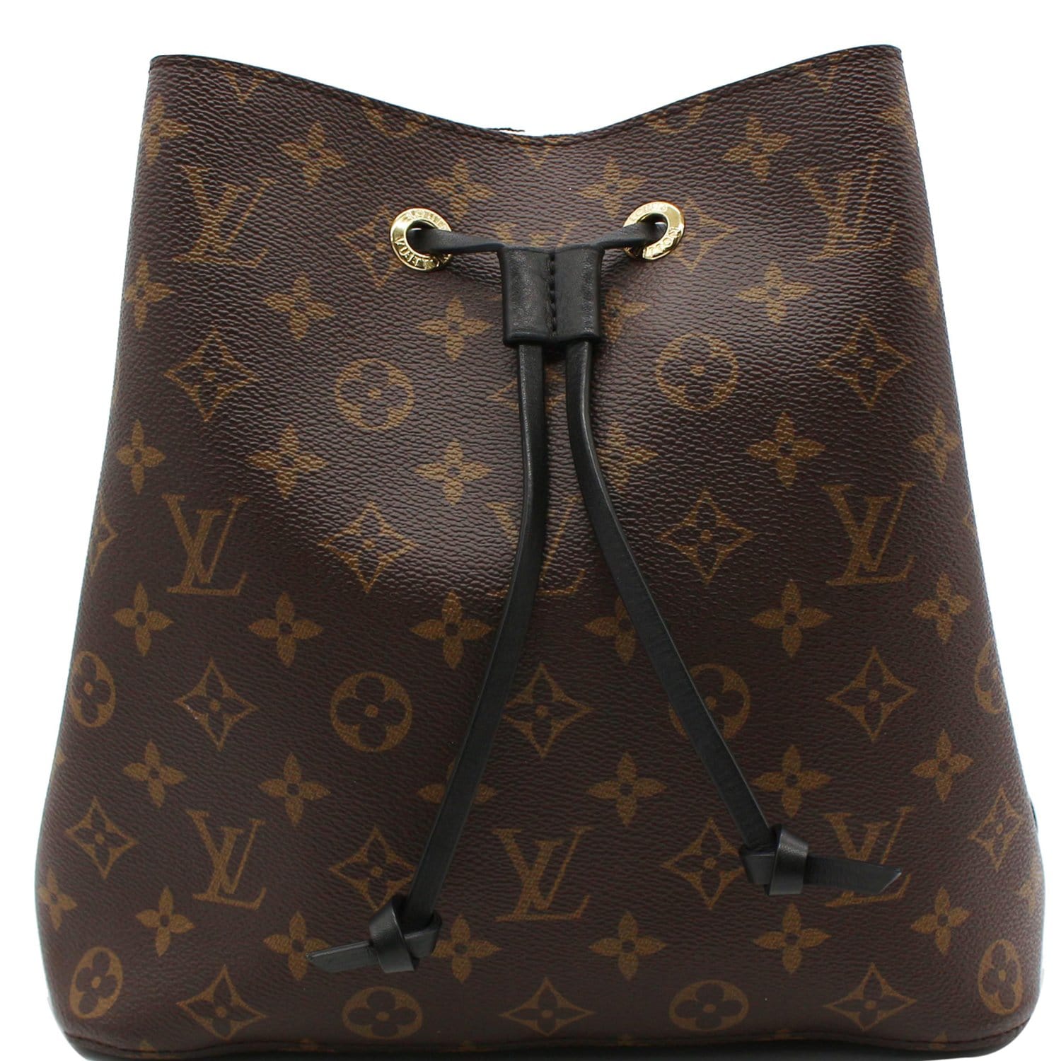LOUIS VUITTON Neonoe Monogram Canvas Shoulder Bag Brown