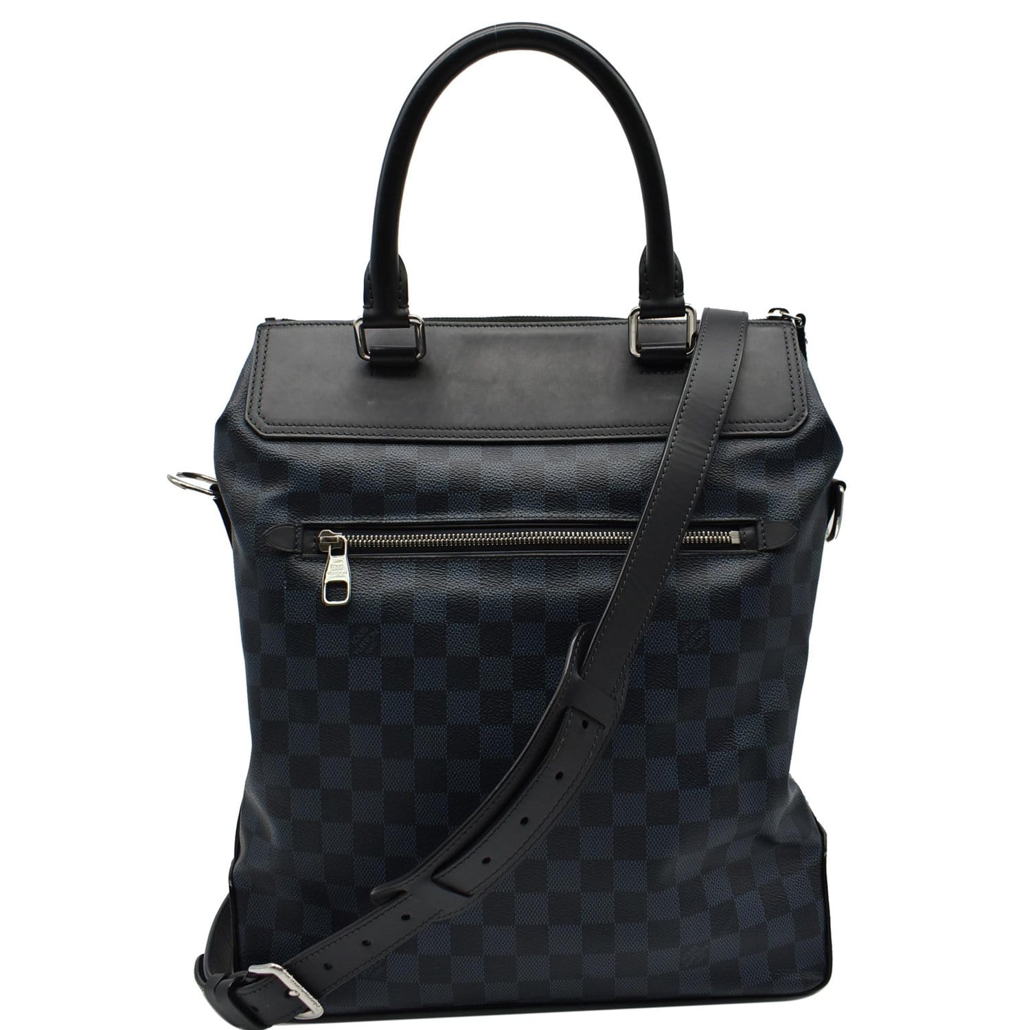LOUIS VUITTON Greenwich Damier Cobalt Tote Bag Black
