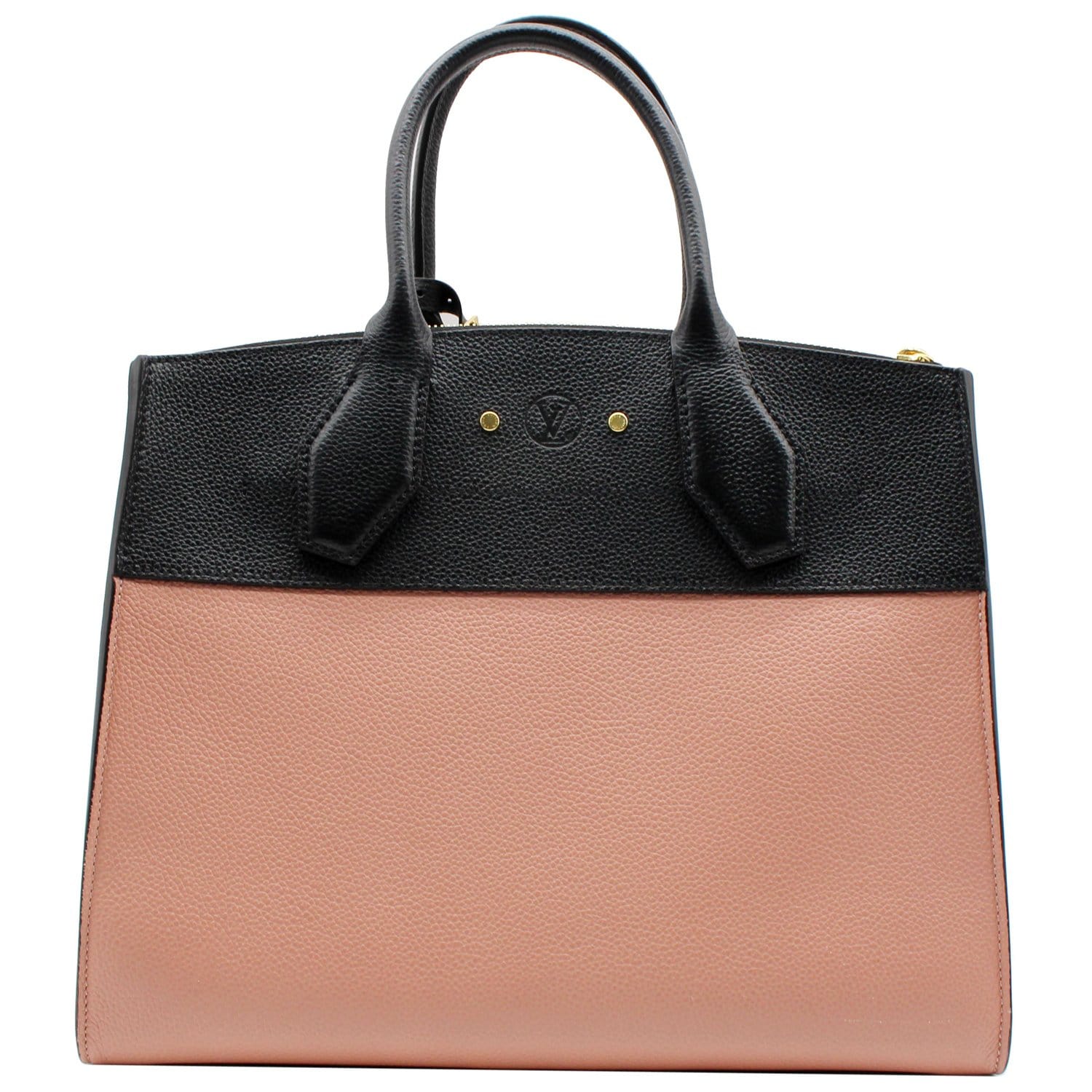 LOUIS VUITTON City Steamer MM Leather Shoulder Bag Magnolia