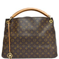 LOUIS VUITTON Artsy MM Monogram Canvas Shoulder Bag Brown