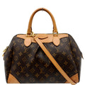 LOUIS VUITTON Segur Monogram Canvas Shoulder Bag Brown