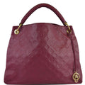 LOUIS VUITTON Artsy MM Empreinte Leather Shoulder Bag Mulberry