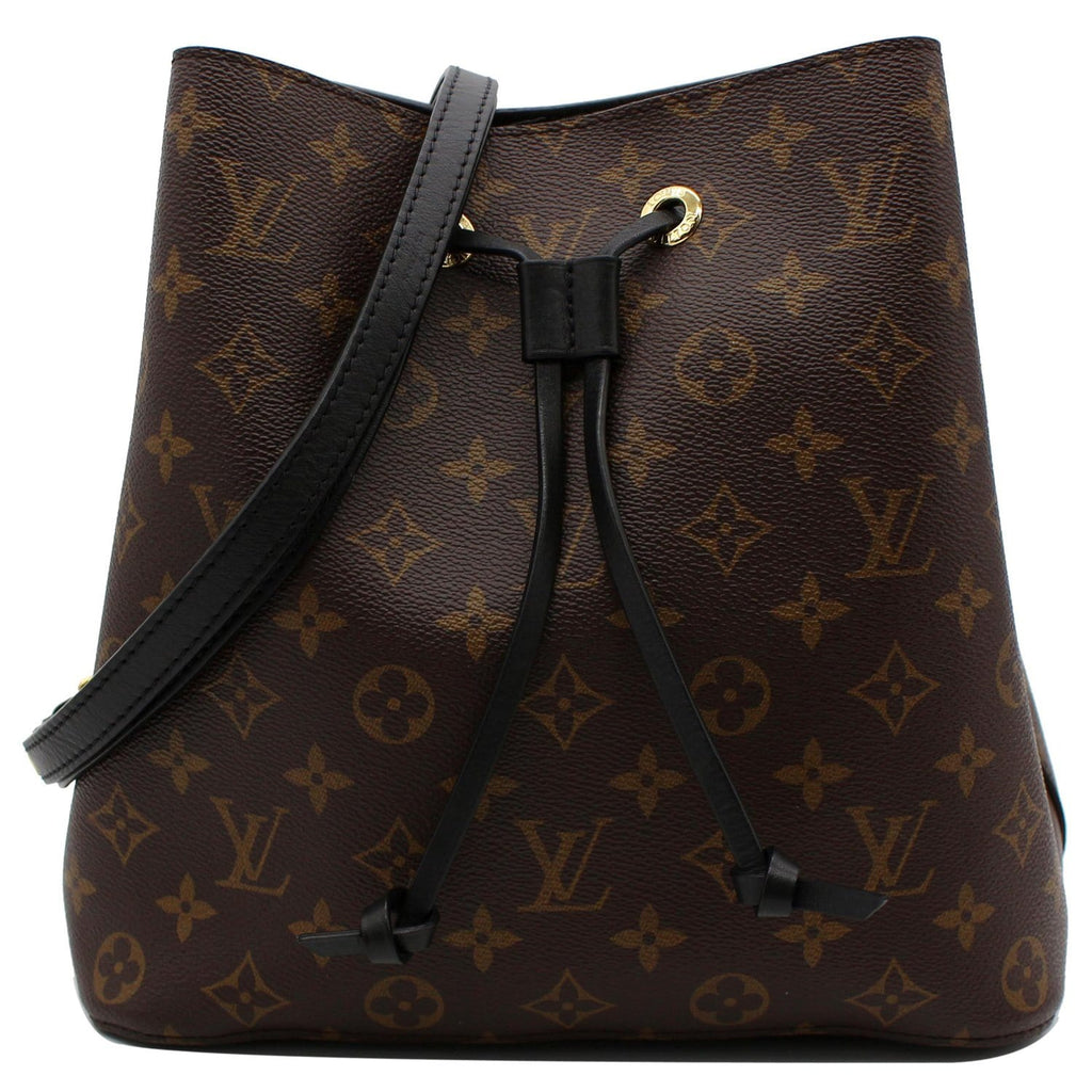 LOUIS VUITTON Neonoe Monogram Canvas Shoulder Bag Brown