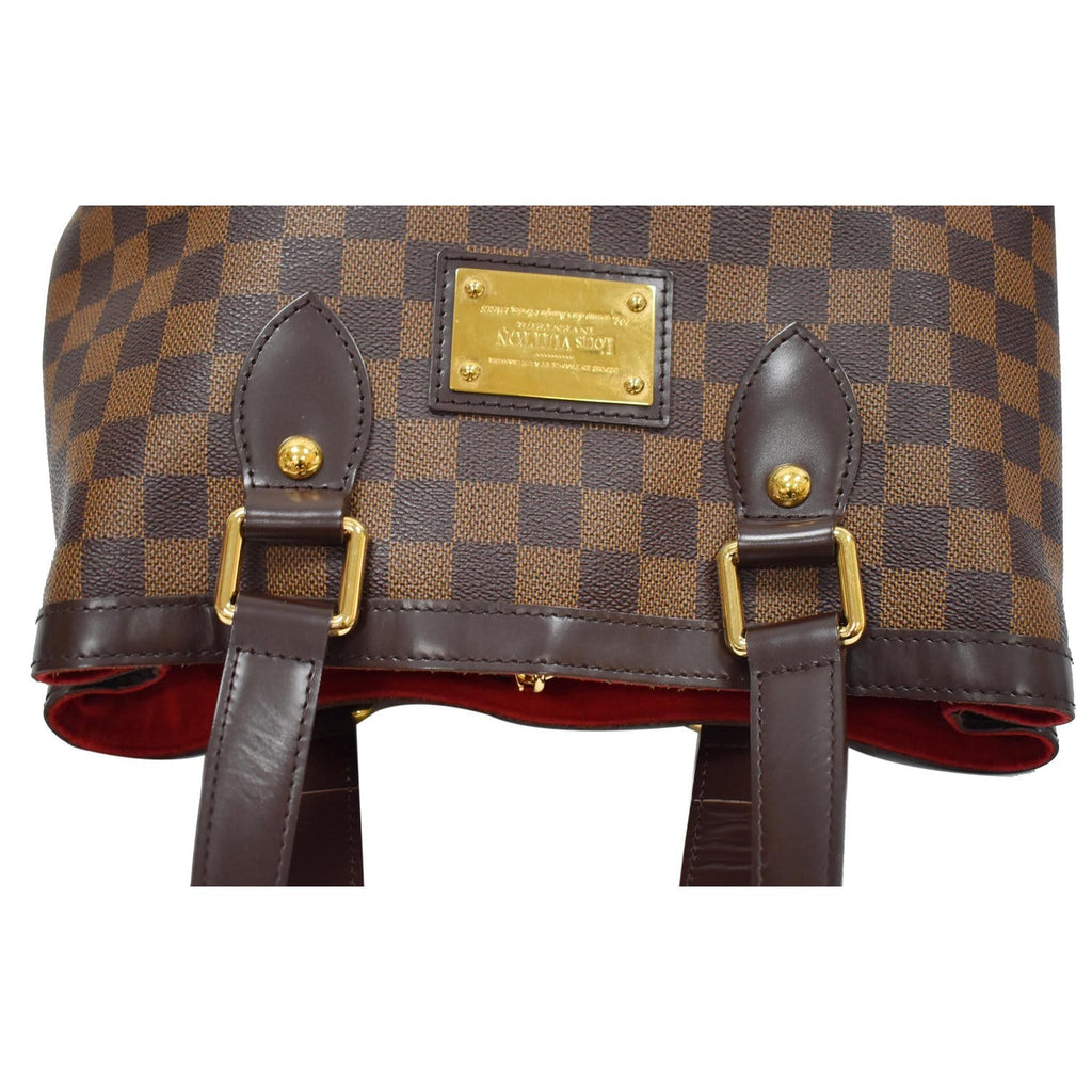LOUIS VUITTON Hampstead PM Damier Ebene Shoulder Bag Brown