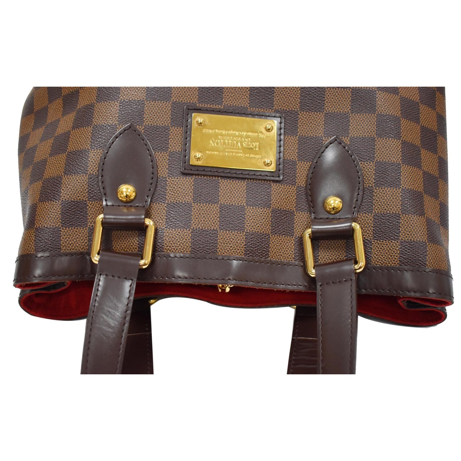 LOUIS VUITTON Hampstead PM Damier Ebene Shoulder Bag Brown
