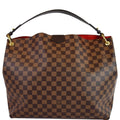 LOUIS VUITTON Graceful MM Damier Ebene Shoulder Bag Brown
