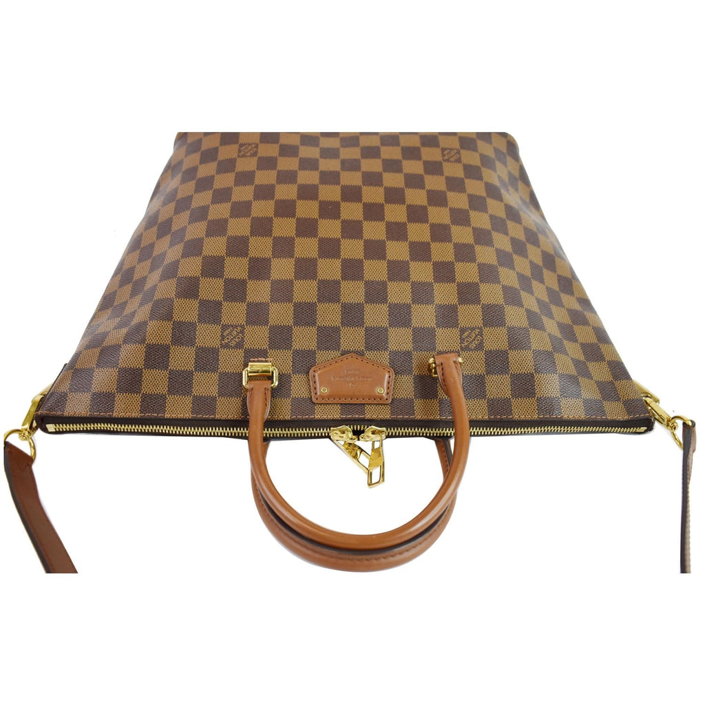 LOUIS VUITTON Belmont Damier Ebene Shoulder Bag Brown