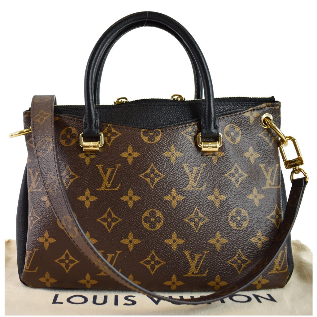 LOUIS VUITTON Pallas BB Monogram Canvas Shoulder Crossbody Bag Brown