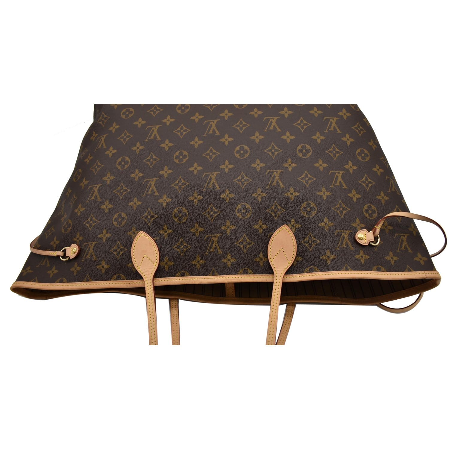LOUIS VUITTON Neverfull GM Monogram Canvas Tote Bag Brown
