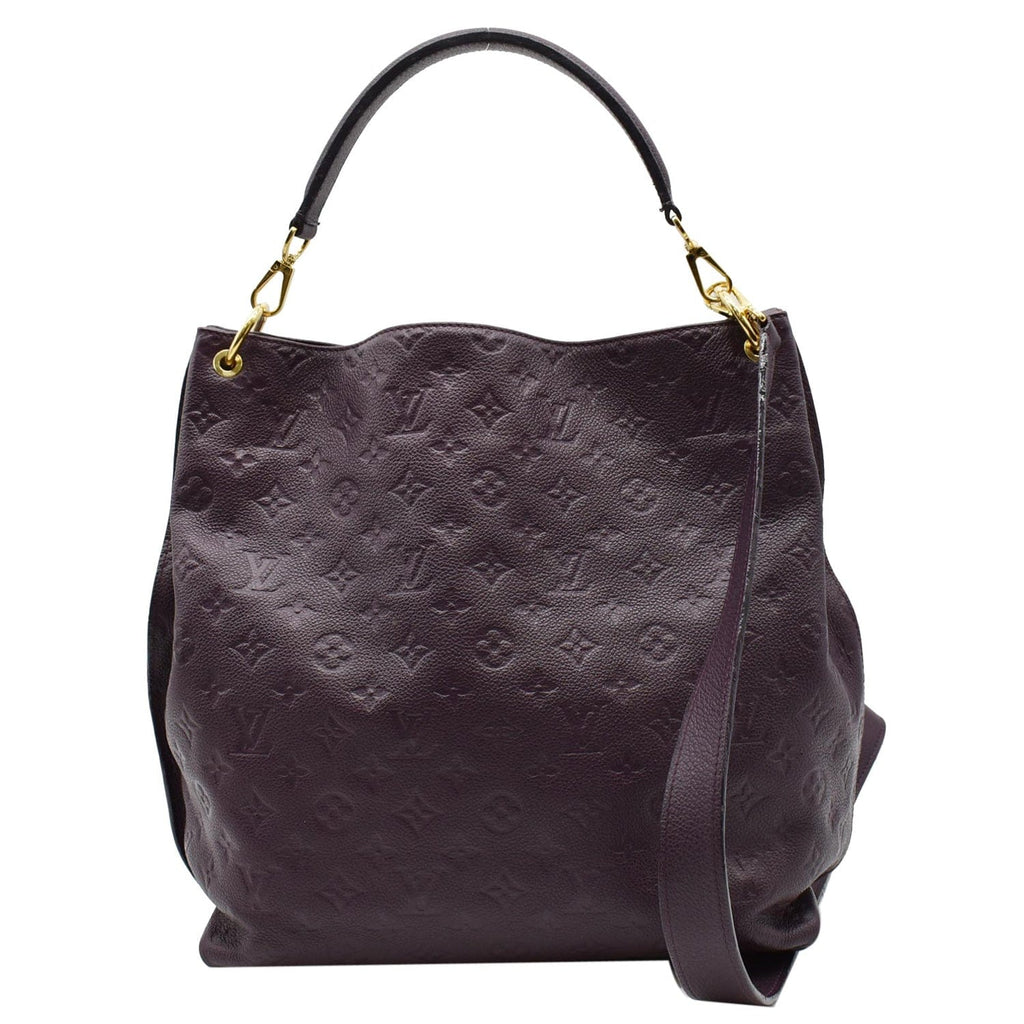 LOUIS VUITTON Metis Hobo Monogram Empreinte Shoulder Bag Plum