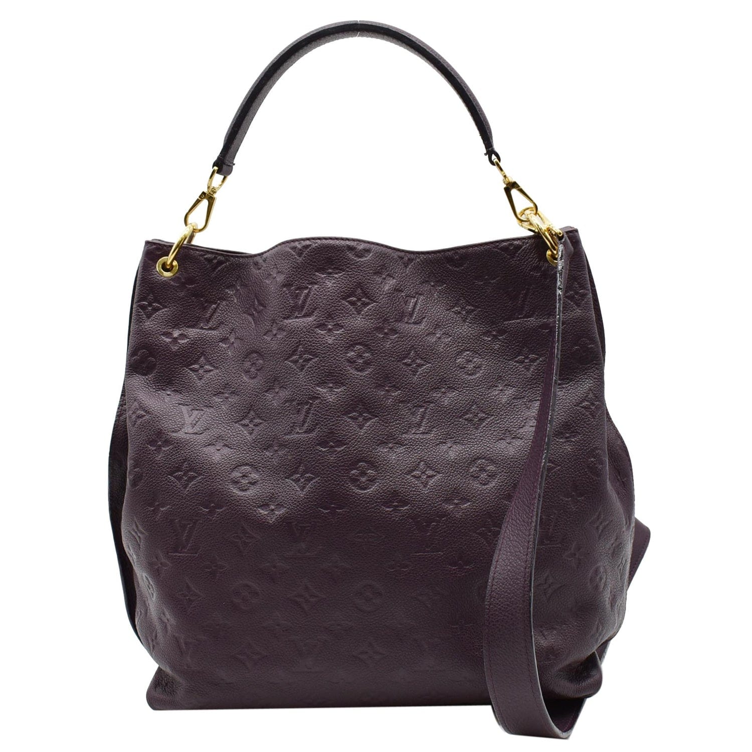 LOUIS VUITTON Metis Hobo Monogram Empreinte Shoulder Bag Plum