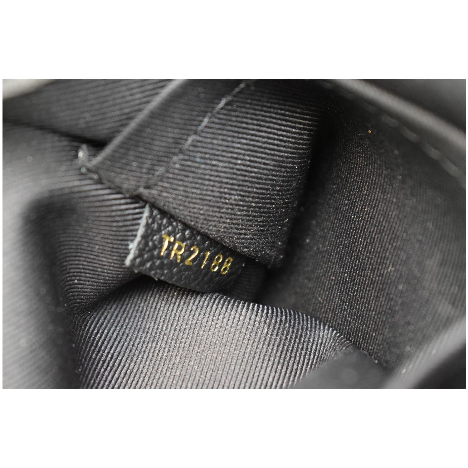 LOUIS VUITTON Sully PM Monogram Empreinte Leather Shoulder Bag Black