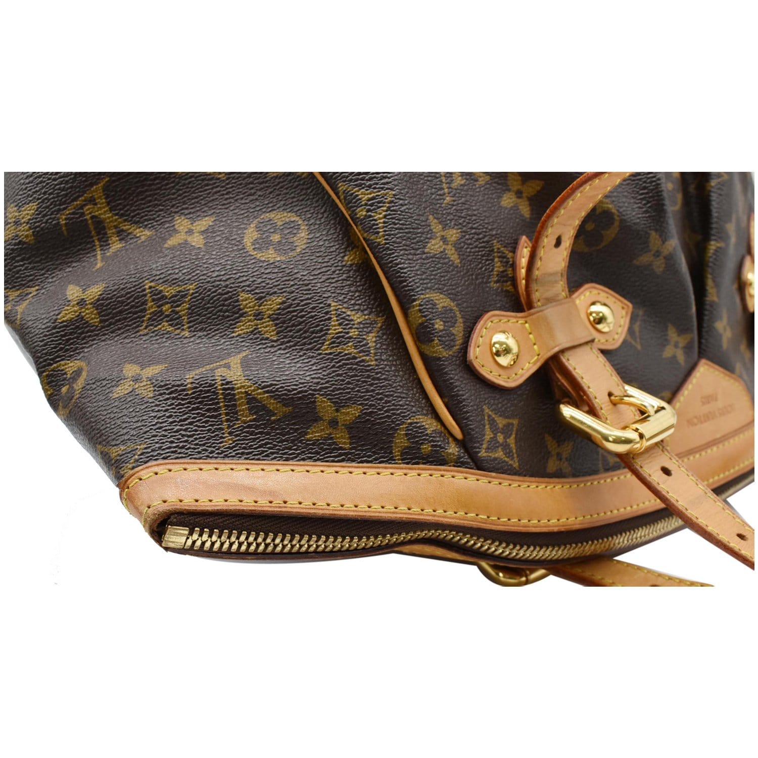 LOUIS VUITTON Tivoli GM Monogram Canvas Shoulder Bag Brown