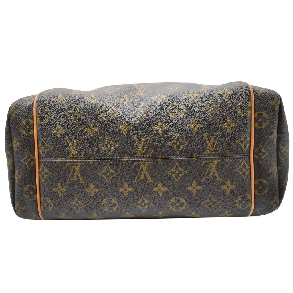 LOUIS VUITTON Totally MM Monogram Canvas Shoulder Bag Brown