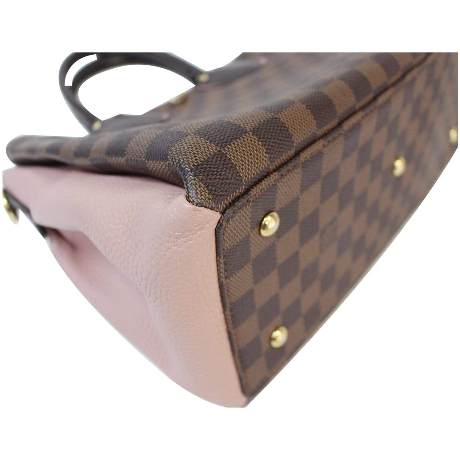 LOUIS VUITTON Normandy Damier Ebene Shoulder Bag Brown