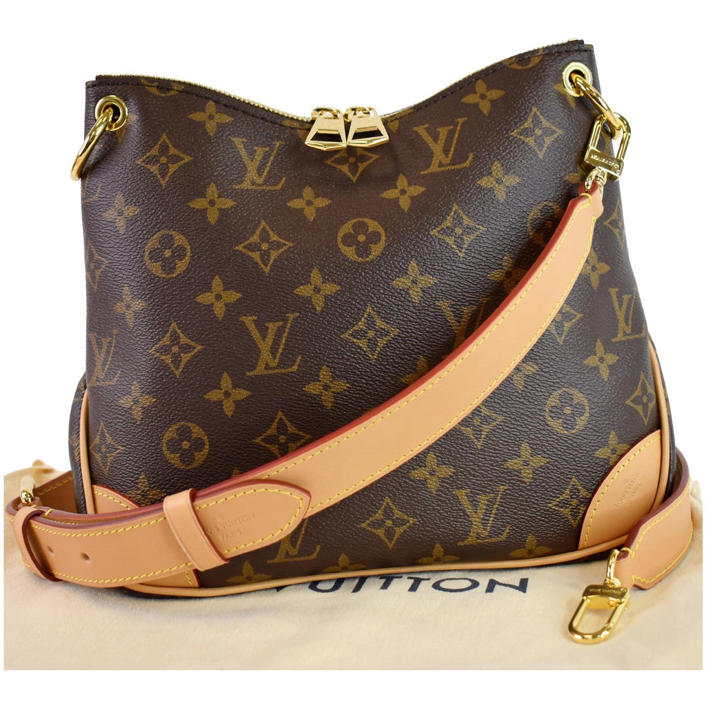 LOUIS VUITTON Odeon PM NM Monogram Canvas Shoulder Bag Natural