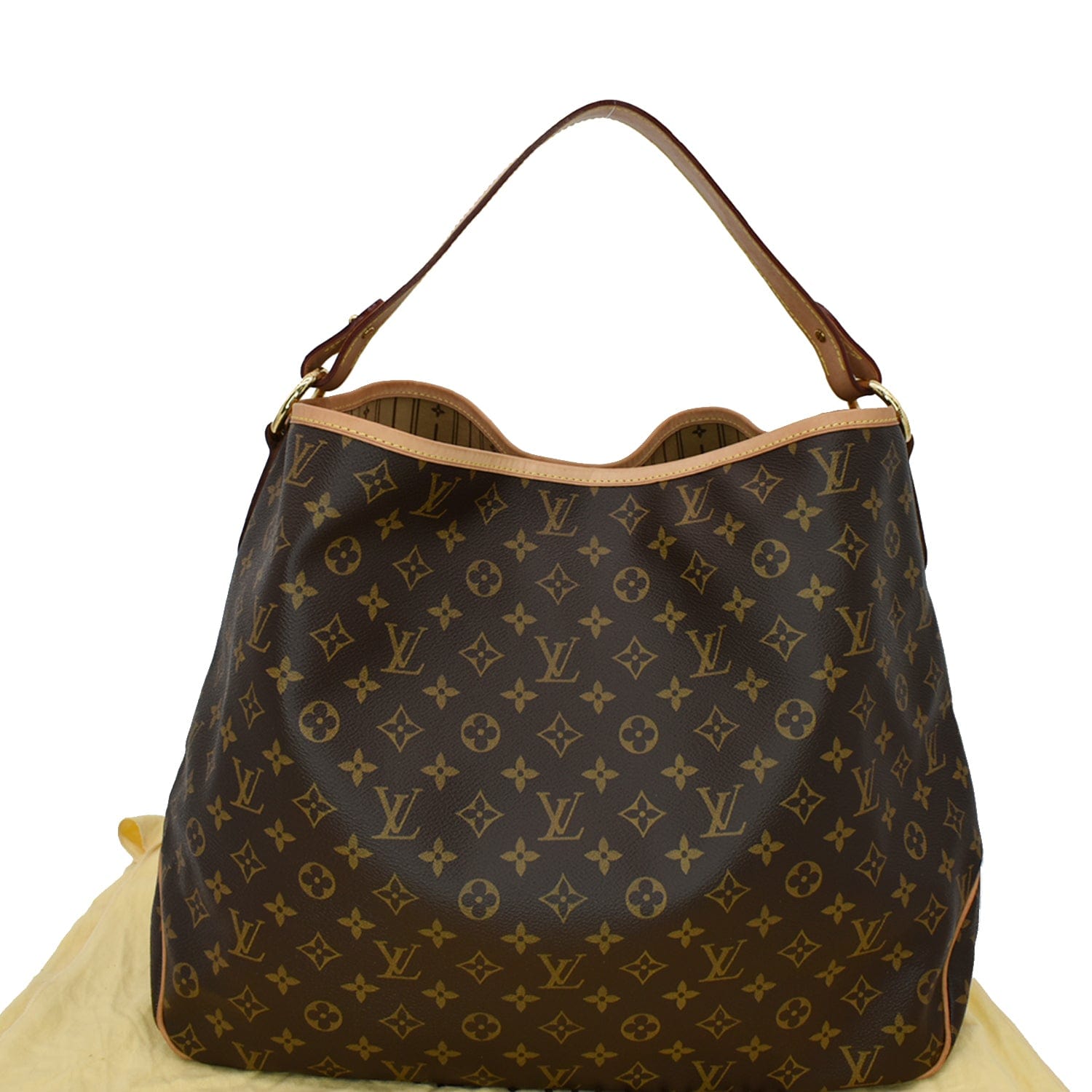 LOUIS VUITTON Delightful GM Monogram Canvas Shoulder Bag Brown