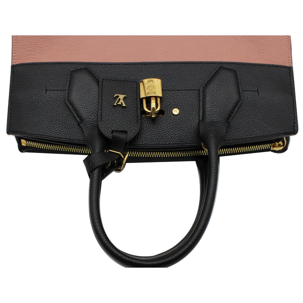 LOUIS VUITTON City Steamer MM Leather Shoulder Bag Magnolia