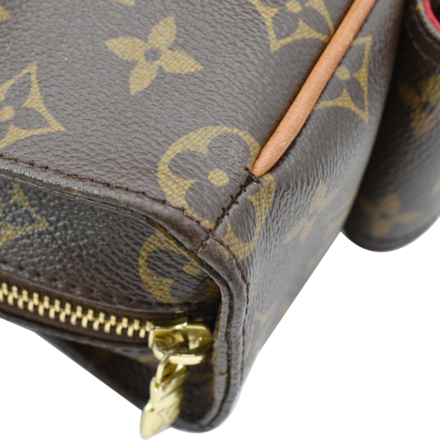 LOUIS VUITTON Viva Cite GM Monogram Canvas Shoulder Bag Brown