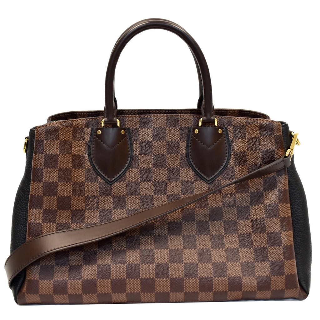 LOUIS VUITTON Normandy Damier Ebene Shoulder Bag Brown