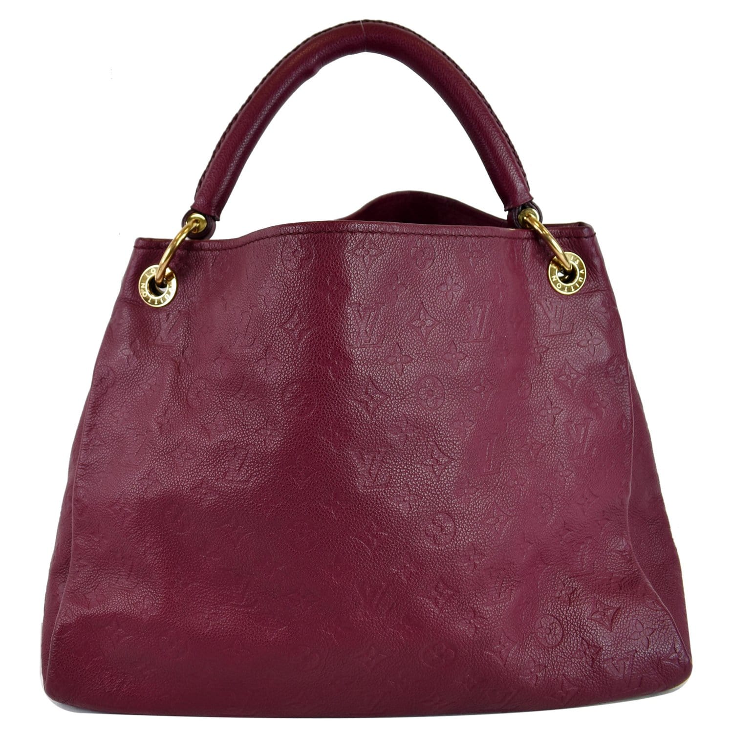 LOUIS VUITTON Artsy MM Empreinte Leather Shoulder Bag Mulberry