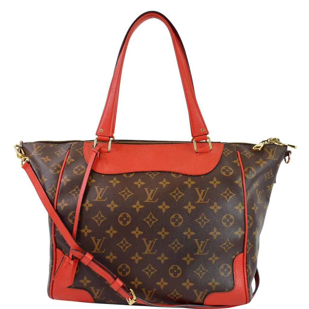 LOUIS VUITTON Estrela NM Monogram Canvas 2Way Shoulder Bag Coquelicot