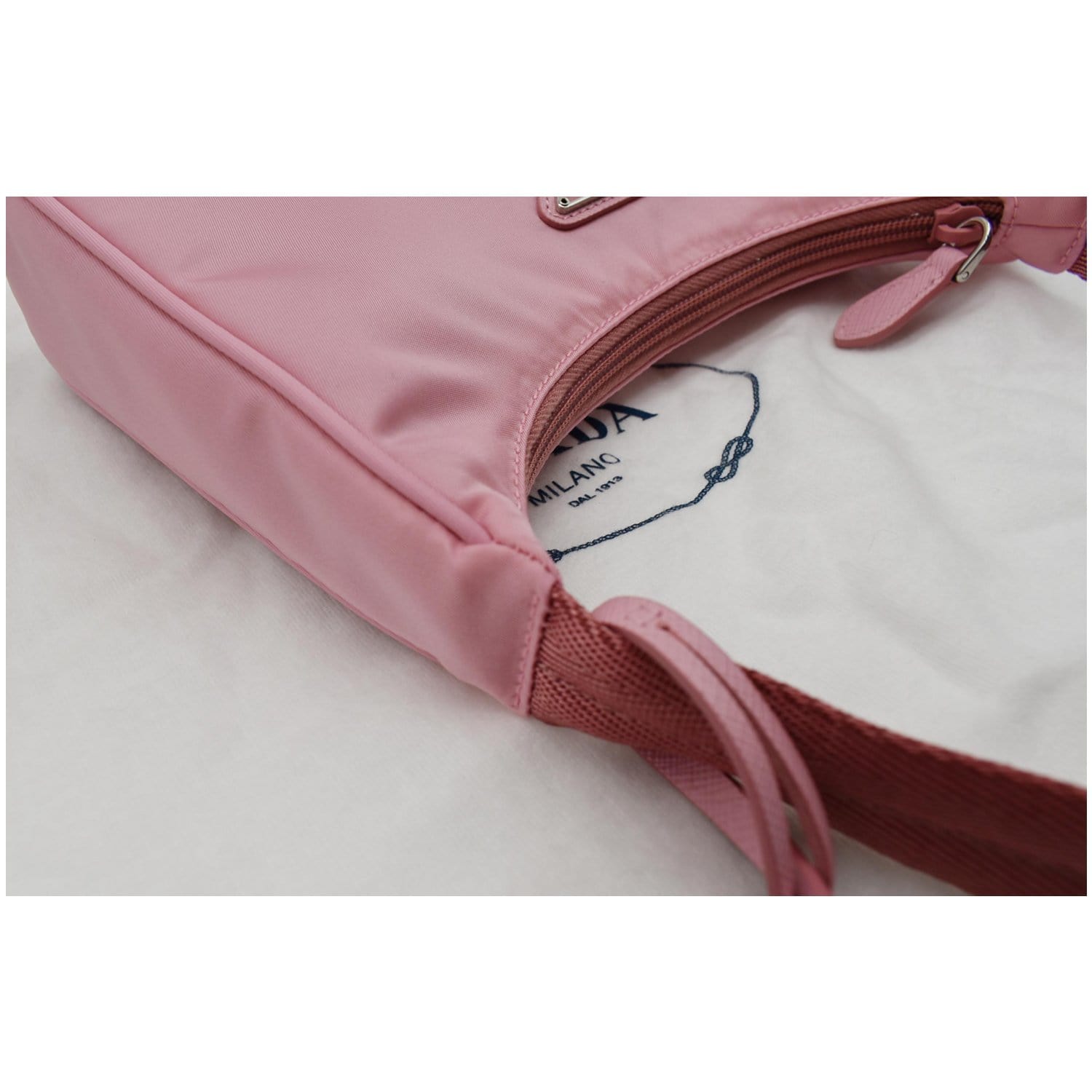 PRADA Re-Edition 2000 Mini Nylon Shoulder Bag Pink