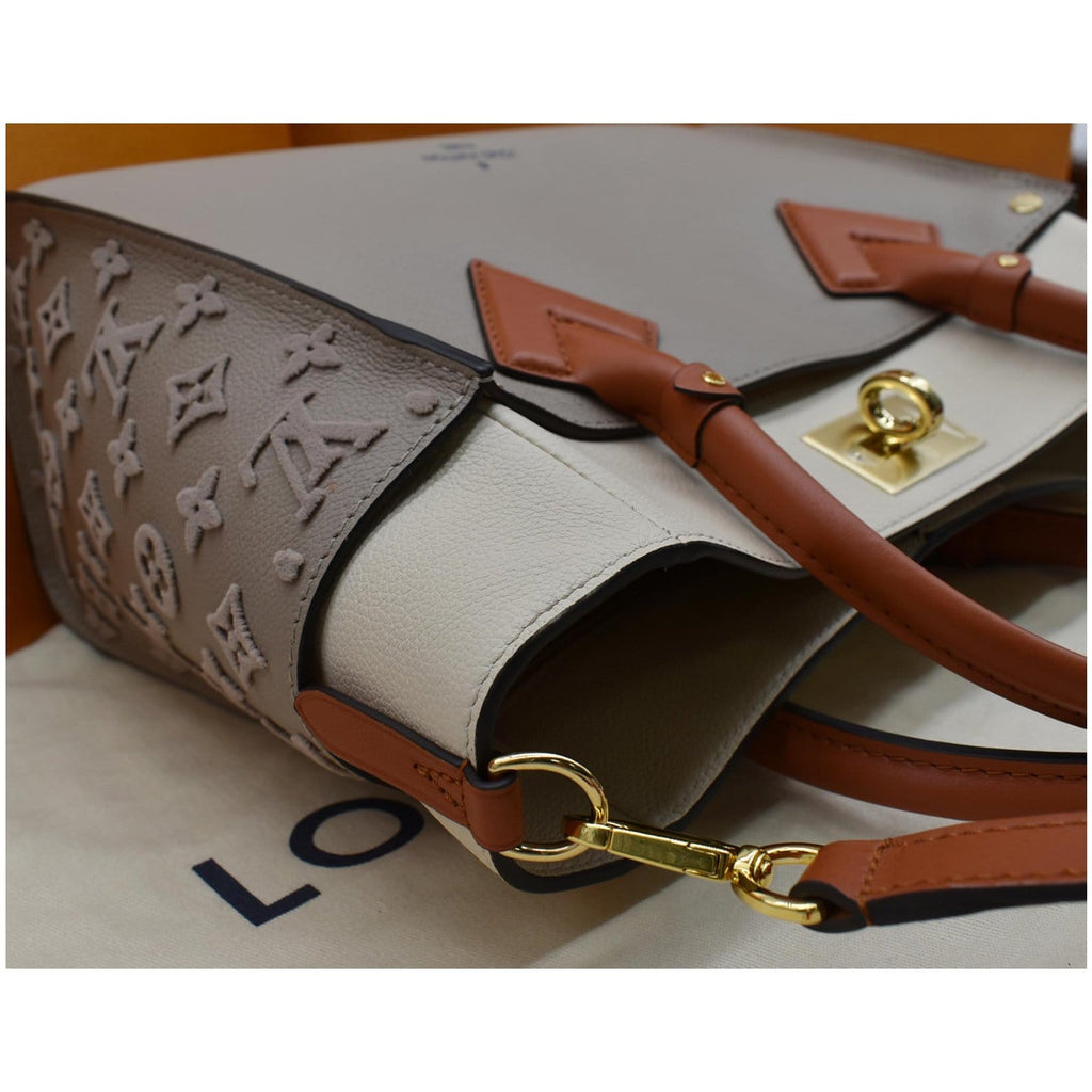 LOUIS VUITTON On My Side MM Monogram Tufting Shoulder Bag Galet