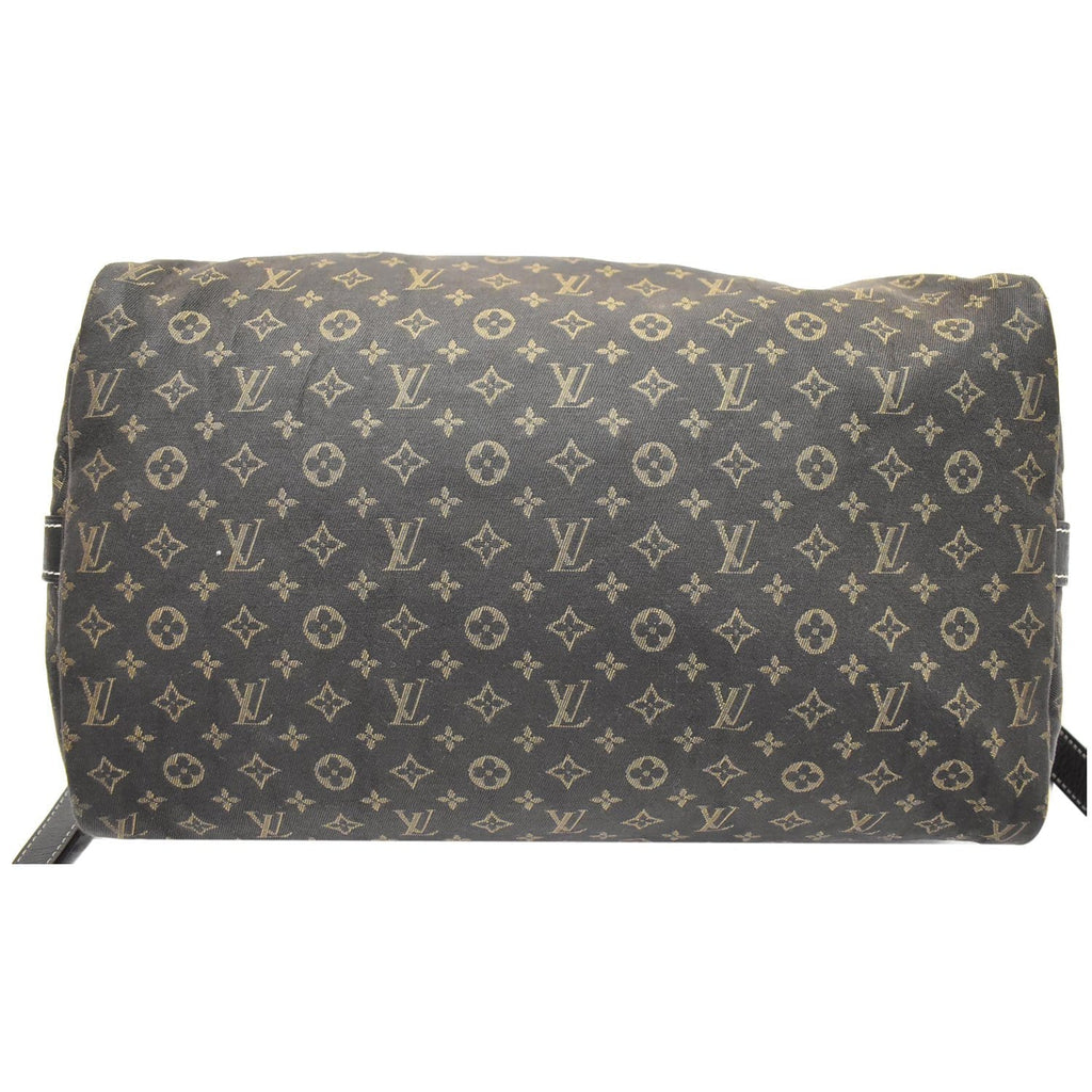 LOUIS VUITTON Speedy 30 Ebene Monogram Mini Lin Shoulder Bag Brown