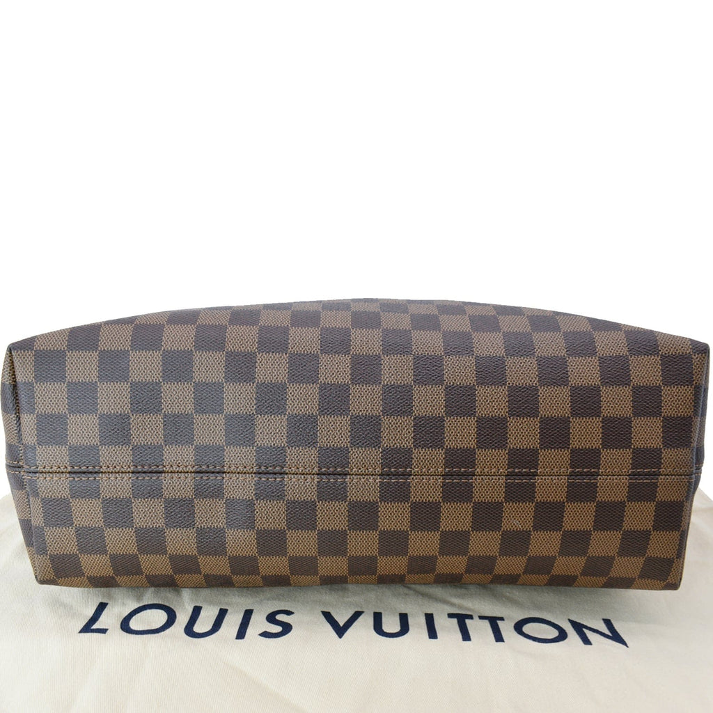LOUIS VUITTON Graceful MM Damier Ebene Shoulder Bag Brown