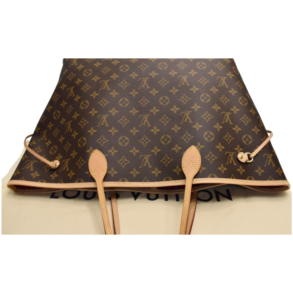 LOUIS VUITTON Neverfull GM Monogram Canvas Shoulder Bag Brown