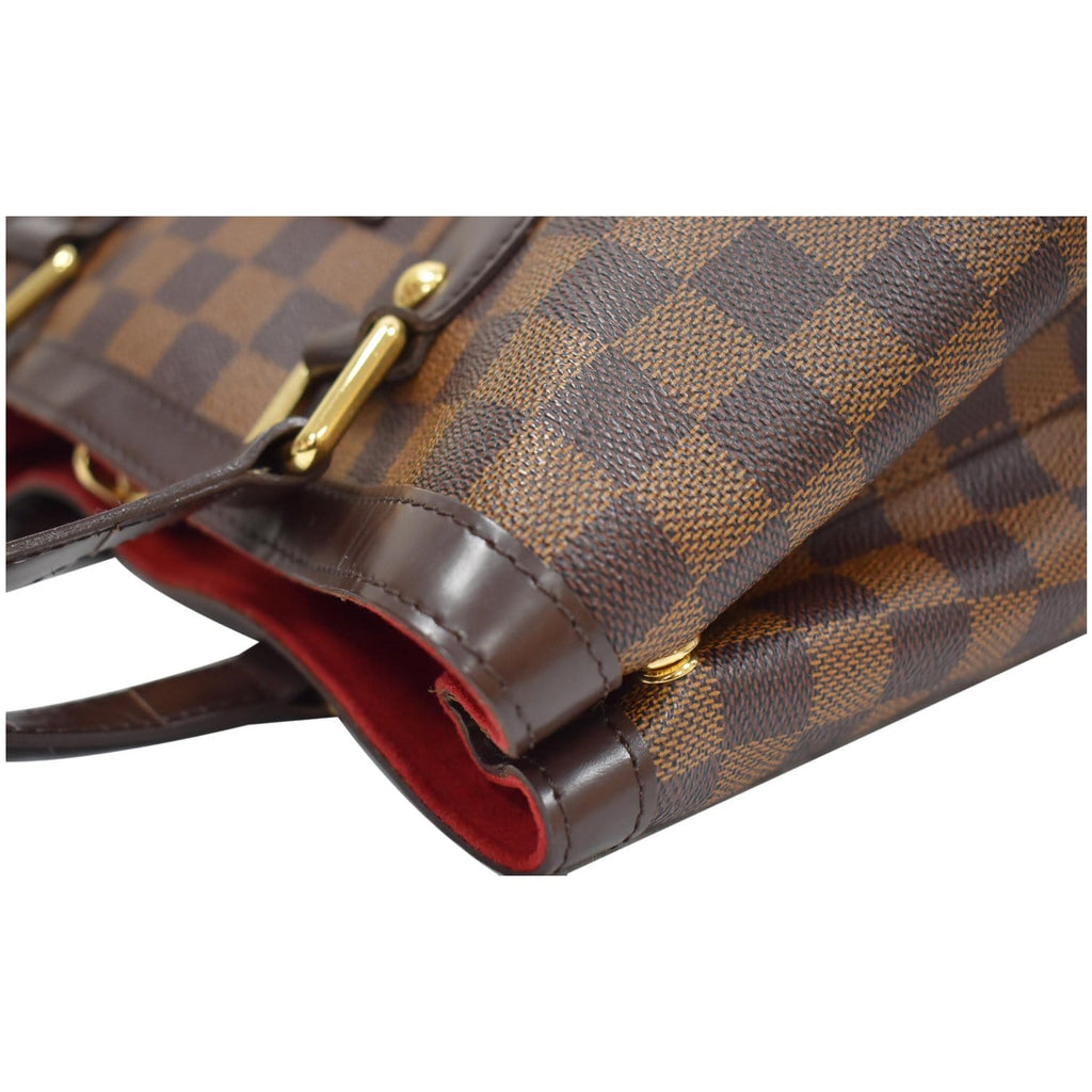 LOUIS VUITTON Hampstead PM Damier Ebene Shoulder Bag Brown
