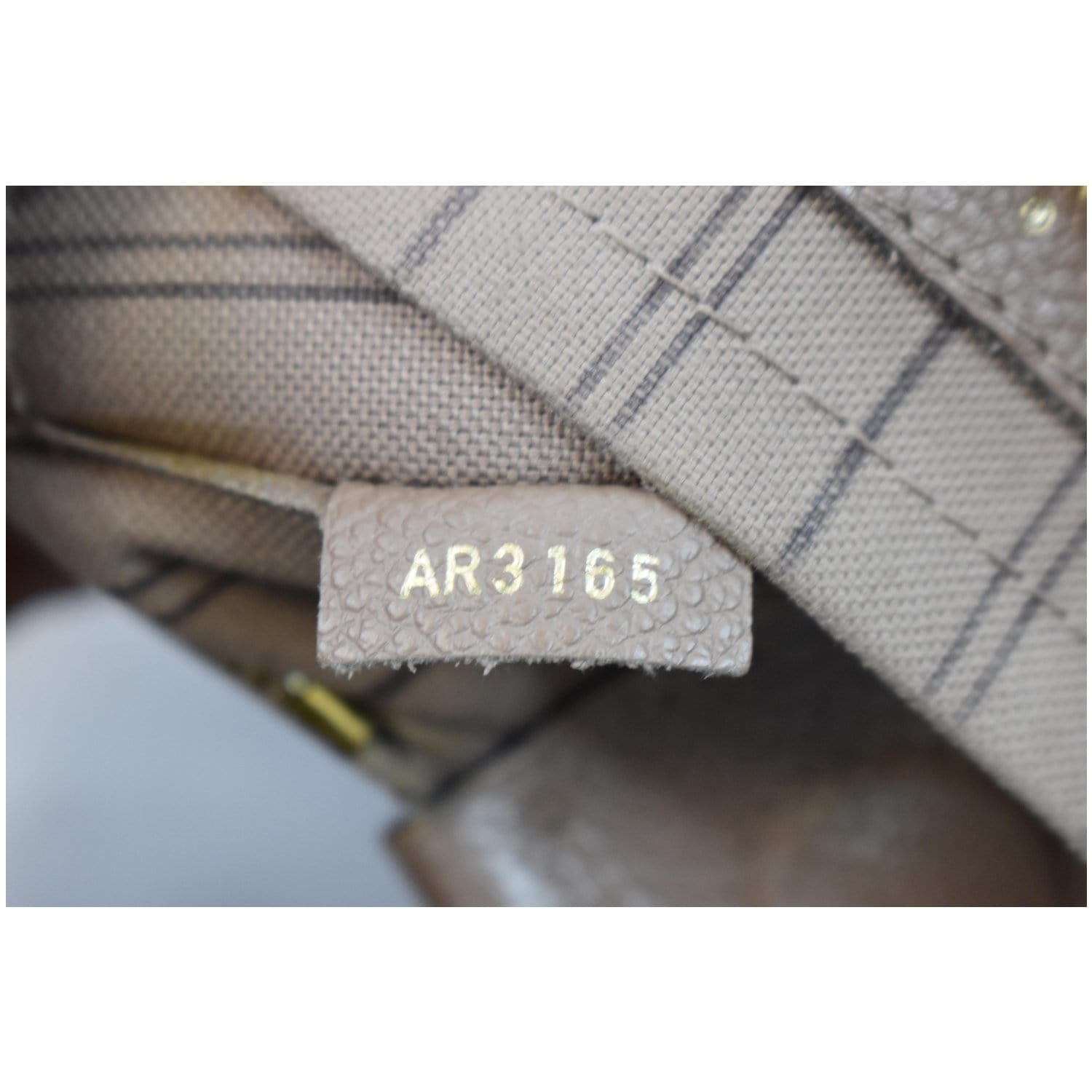 LOUIS VUITTON Mazarine PM Monogram Empreinte Shoulder Bag Taupe